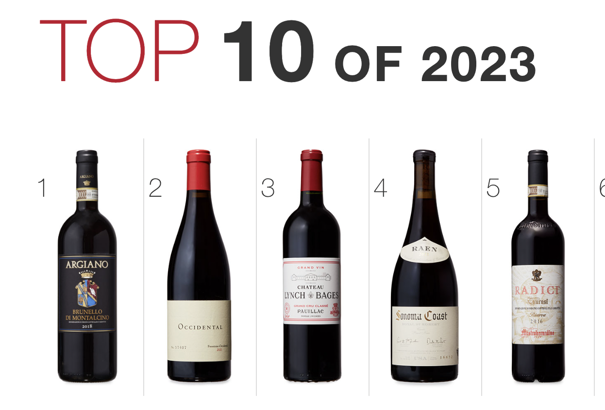 Wine of the Year Wine Spectator top 100